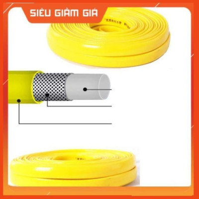 Bộ dây vòi xịt nước rửa xe, tưới cây . tăng áp 3 lần, loại 7m, 10m 206701-3 đầu đồng,cút,nối đen+ tặng móc khoá