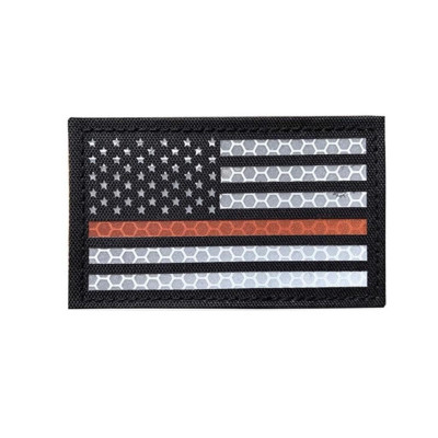 Patch phản quang cờ Mỹ dán quần áo_ba lô_túi xách