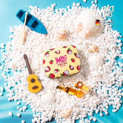 Combo 6 hộp Kẹo Bạc Hà Không Đường Impact Mints 14g (tặng kèm 3 gói Tempo) 