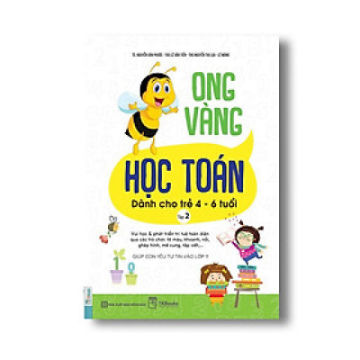 Sách - Ong Vàng Học Toán Dành Cho Trẻ 4 - 6 Tuổi - Tập 2 - MCBooks
