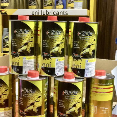 (HCM) Nhớt Eni I-Ride Scooter MA2 5W40 full tổng hợp 1.2L