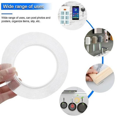 Băng Keo Nano Dán 2 Mặt Trong Suốt - Băng Dính Đa Năng - Dán Tường Treo Đồ, Treo Tranh Ảnh, Cố Định Vật,...Hàng Cao Cấp Chính Hãng PaKaSa