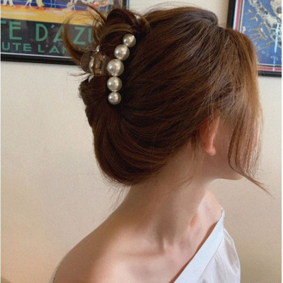 Combo 5 kẹp tóc, kẹp càng cua đính kèm ngọc trai, cột tóc Hàn Quốc cực đẹp KT28
