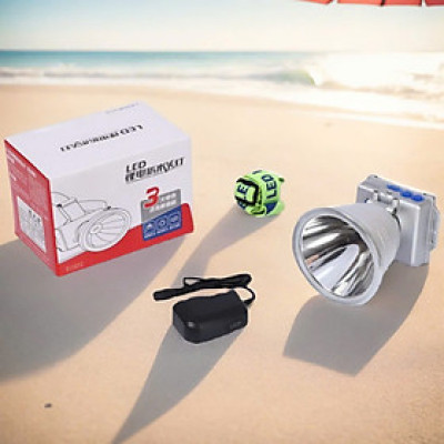 Đèn pin đội đầu chiếu xa ánh sáng mạnh pin trâu Xj78 công suất lớn vỏ hợp kim nhôm