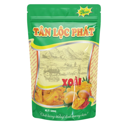 XOÀI SẤY MUỐI ỚT TÂN LỘC PHÁT DẺO THƠM ÍT ĐƯỜNG