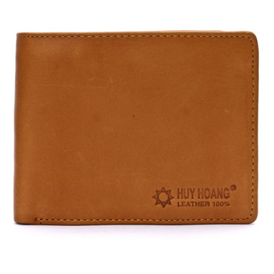 HJ2101-HJ4128 - Bộ Bóp nam & Dây nịt nam Huy Hoàng da bò màu da