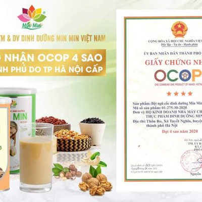 Ngũ cốc lợi sữa Min Min 29 HẠT - Ngũ Cốc mẹ bầu 1hộp 500g