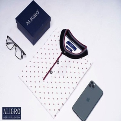 ÁO POLO CỔ TRỤ MÀU TRẮNG ALGPLO35