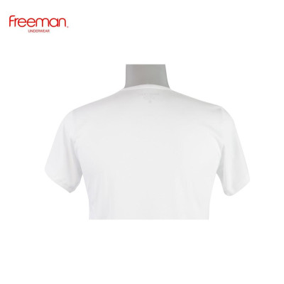 Áo thun nam ngắn tay không cổ cotton thoáng mát FREEMAN TSF313