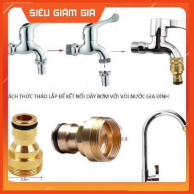 Bộ dây vòi xịt nước rửa xe, tưới cây . tăng áp 3 lần, loại 7m, 10m 206701-3 đầu đồng,cút,nối đen+ tặng móc khoá