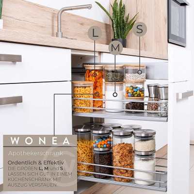 Hũ thủy tinh đựng gia vị Echo 80ml - Hàng Nhập Khẩu Nhật Bản