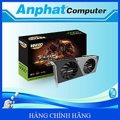CARD Màn hình VGA Inno3D GeForce RTX 4060 Ti Twin X2 16GB GDDR6 – Hàng Chính Hãng