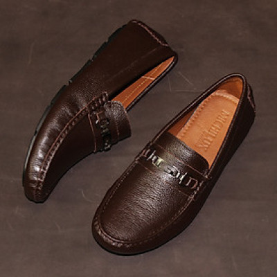 Giày MICHILUX Da Bò Thật Chính Hãng Horse Bit Moccasin CSHM0 Màu Nâu Sẫm