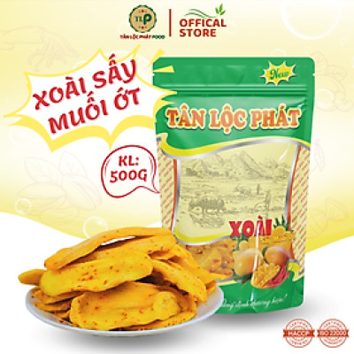 XOÀI SẤY MUỐI ỚT TÂN LỘC PHÁT DẺO THƠM ÍT ĐƯỜNG