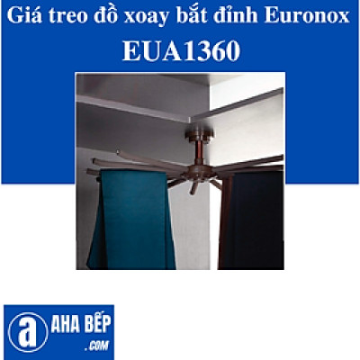 GIÁ TREO ĐỒ XOAY BẮT ĐỈNH MÀU CÀ PHÊ EURONOX EUA1360 - HÀNG CHÍNH HÃNG