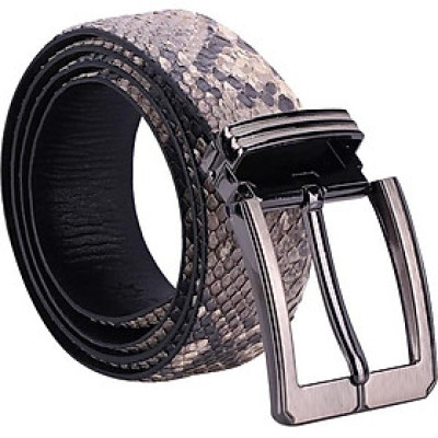 Thắt Lưng Nam Da Trăn Bản Lớn Đầu Kim Huy Hoàng HT4316 - Da Nguyên Thủy