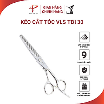 Kéo tỉa tóc VLS TB130 quai offset vênh đỡ ngón cố định - Hàng chính hãng