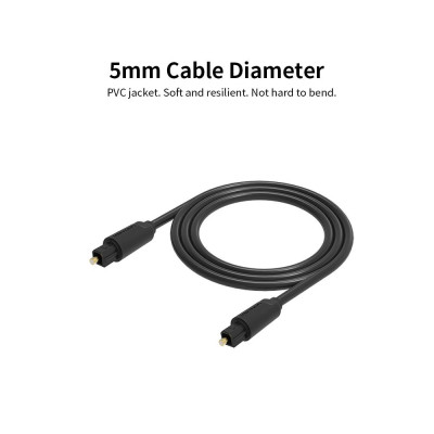 VENTION Digital Optical Fiber Audio Cable HiFi DTS Stereo Cable for DVD/Player/Home Theater Audio Extension Cable