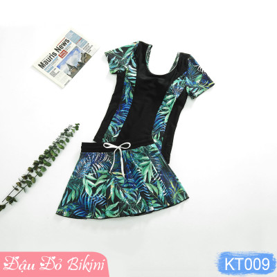 Đồ bơi nữ trung niên cho mẹ cho bà, áo tắm người già trung tuổi, có size lớn tránh lộ bụng, mẫu trẻ trung thanh lịch, dễ mặc, chất bơi mát mịn đẹp | KT009