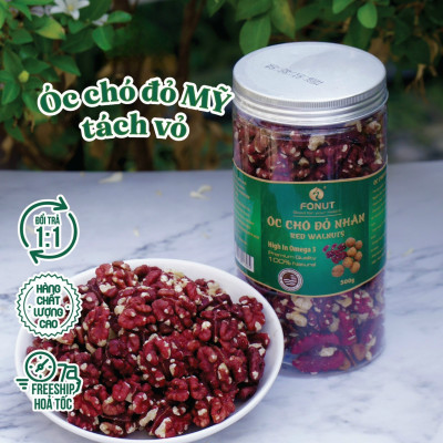  Óc Chó Đỏ  Nhân  (hũ 250gr)
