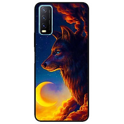 Ốp lưng dành cho Vivo Y20 - Y20s - Y12s mẫu Sói Và Mặt Trăng