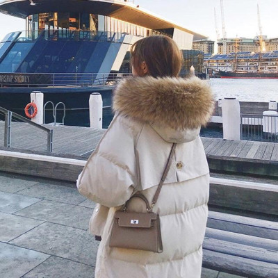 Áo Phao Dáng Dài - Áo Khoác Cổ Lông Siêu Ấm (SẴN HÀNG ĐỦ MÀU) hàng loại 1 dày ấm