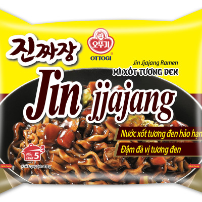 Thùng 20 gói Mì Xốt Tương Đen Ottogi 135gx20