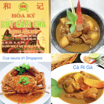 BỘT CÀ RI  Hòa Ký 200gr