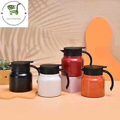 Bình giữ nhiệt, ấm pha trà giữ nhiệt mini siêu xinh 800ml  - giao mầu ngẫu nhiên