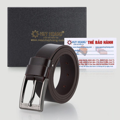 HJ4146-47-48 - Dây nịt nam Huy Hoàng 3,5P bát gài màu da, đen, nâu