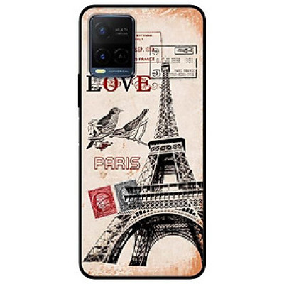 Ốp lưng dành cho Vivo Y21 - Vivo Y21s mẫu Tem Paris
