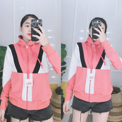 Áo khoác nỉ thun coton da cá chống nắng cao cấp nhiều màu MS01 Freesize 40- 56kg