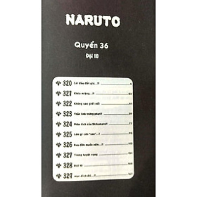 Sách - Naruto - Tập 36 - Đội 10 (Tái Bản 2025)
