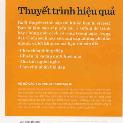 HBR 20 Minute Manager - 20 Phút Thuyết Trình Hiệu Quả