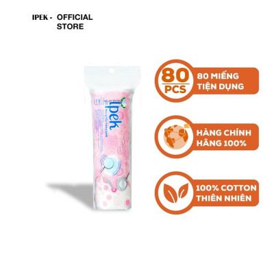Bông tẩy trang Ipek 80 miếng