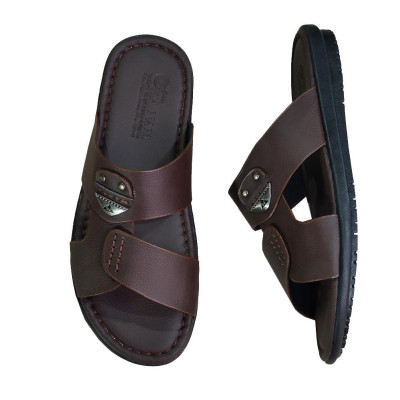 Dép Nam Quai Ngang Da Bò Thật TiTi ĐÔ Cao Cấp DNA2226