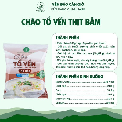 Yến Đảo - Quà Tặng Cho Đơn 290k Cháo Yến Mềm Mịn Thơm Ngon Cung Cấp Dinh Dưỡng Cho Cơ Thể