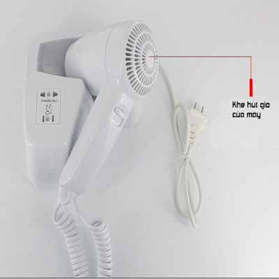Máy sấy tóc treo tường SOKIMI 3122 có giá đỡ