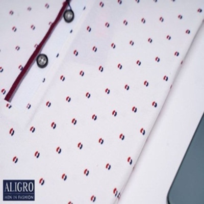 ÁO POLO CỔ TRỤ MÀU TRẮNG ALGPLO35