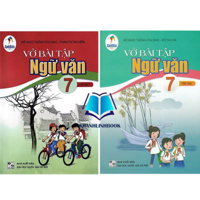 Sách - Combo Vở bài tập Ngữ văn 7 tập 1 + 2 (Cánh diều)