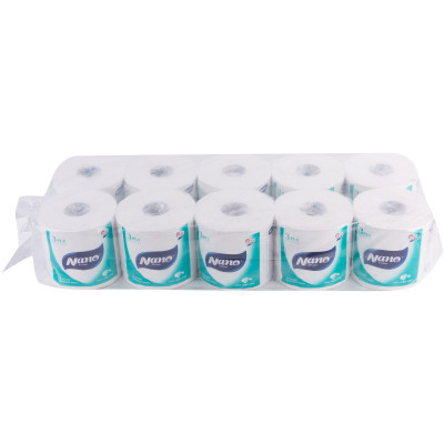 [MUA 1 TẶNG 10 KHĂN] Giấy vệ sinh Luxury không lõi 10 cuộn, thương hiệu Nano, tiết kiệm chi phí cho gia đình-Nano Tissue