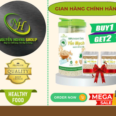 Yến Mạch Úc Nguyên Chất Hủ 800g Xuân An( Tặng YM gói 350g)