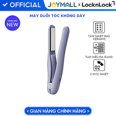 Máy Duỗi Tóc LocknLock ENA224PUP, Hàng Chính Hãng, Công Suất 15W, Không Dây - JoyMall