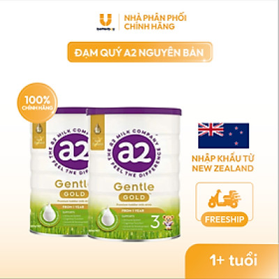 Combo 2 Lon Sữa a2 Milk a2 Gentle Gold Đủ Số Lon 800g