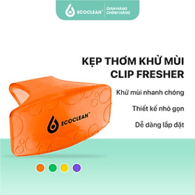 Kẹp Thơm Khử Mùi Nhà Vệ Sinh - Clip Fresher - Hương Thơm Dài Lâu - Hàng Chính Hãng