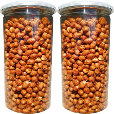 Đậu Phộng Sấy Giòn Tỏi Ớt Thương Hiệu SK FOOD - Combo 1Kg 2 Hũ Nắp Nhôm