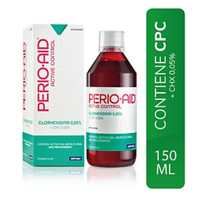 Nước súc miệng diệt khuẩn hàng ngày có hương, ngăn mảng bám, chống viêm Perio Aid Active Control 150ml