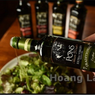 Dầu Olive Extra Virgin PONS 1L - Tây Ban Nha (chai thủy tinh)