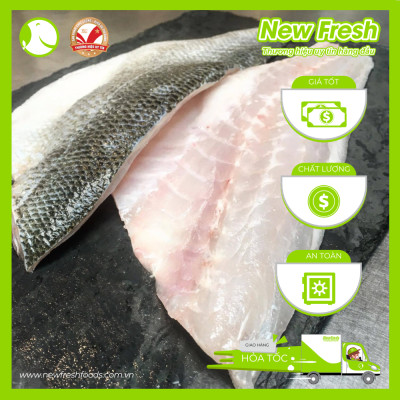 Cá Chẽm Fillet Không Xương - Khay 1Kg