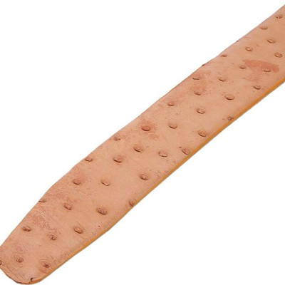 Thắt Lưng Nam Da Đà Điểu Bản Lớn Da Hột Huy Hoàng HT4435 - Vàng Bò